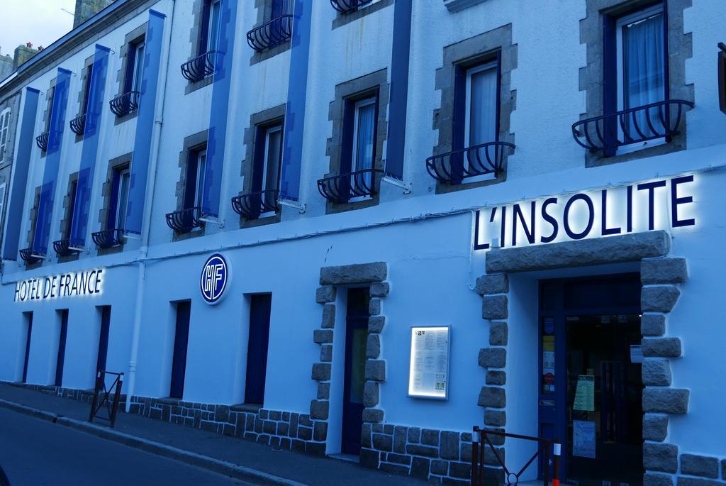 Hotel De France - Restaurant L'Insolite Douarnenez Eksteriør bilde