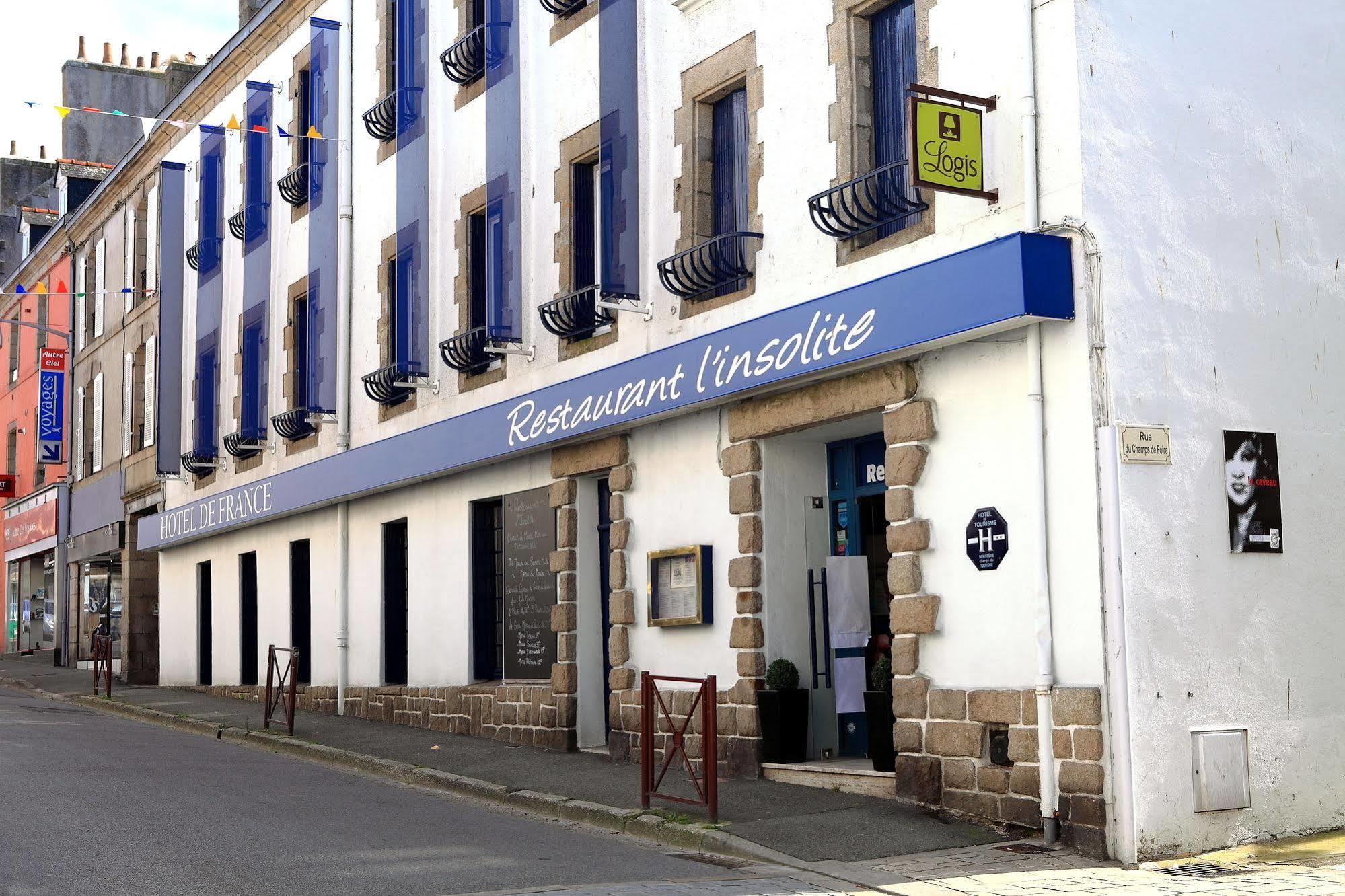 Hotel De France - Restaurant L'Insolite Douarnenez Eksteriør bilde